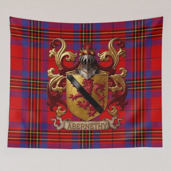 Item preview, Abernethy Coat of Arms and Leslie Modern Tartan designed and sold by Kirrindy Designs.