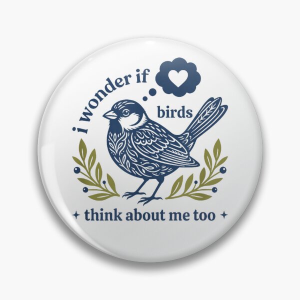 Item preview, Funny Bird Watching I Wonder If Birds Think About Me Too designed and sold by ocustdaleman.