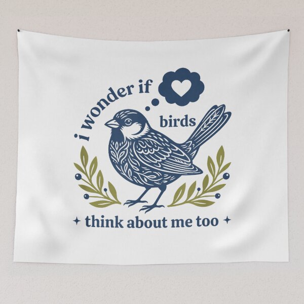 Item preview, Funny Bird Watching I Wonder If Birds Think About Me Too designed and sold by ocustdaleman.