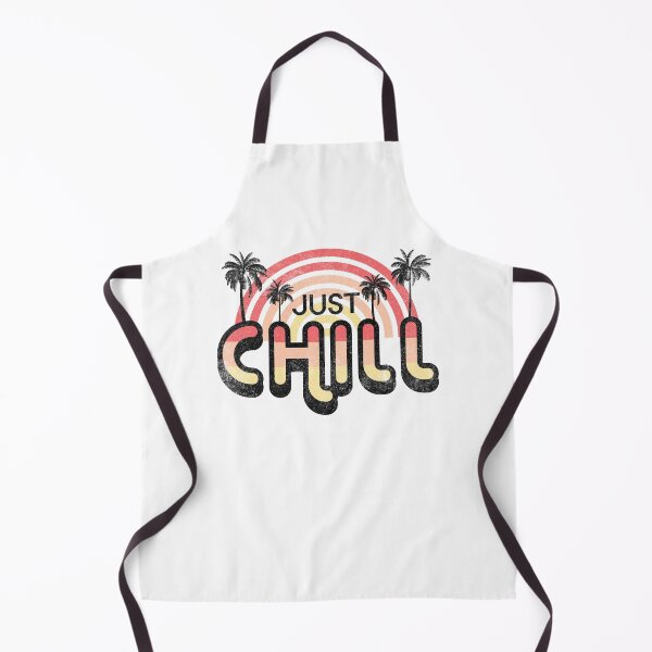 Item preview, Just Chill Retro Vintage Beach Sunset Palm Trees designed and sold by The secret storage room.