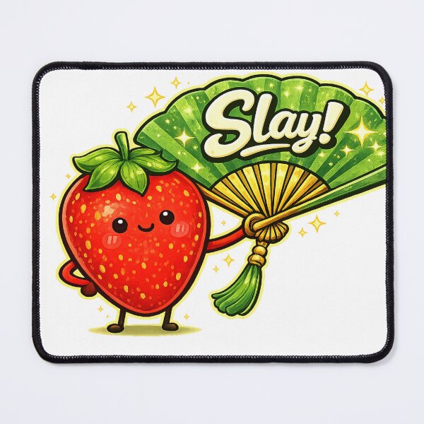Item preview, Sassy Strawberry with the Slay Fan designed and sold by KrisPoospi.