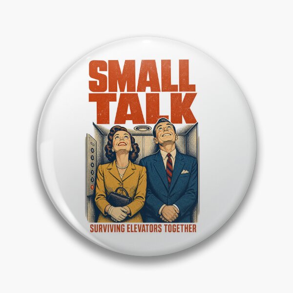 Item preview, Small Talk Funny Sarcastic Vintage Retro Humor designed and sold by journeyengine.