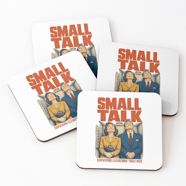 Item preview, Small Talk Funny Sarcastic Vintage Retro Humor designed and sold by journeyengine.