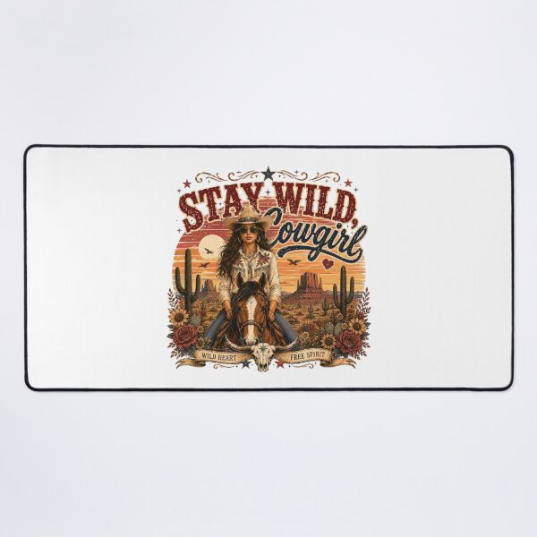 Item preview, Stay Wild, Cowgirl - V1 designed and sold by Side Quest Co..
