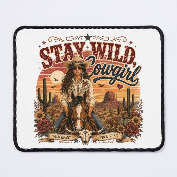 Item preview, Stay Wild, Cowgirl - V1 designed and sold by Side Quest Co..
