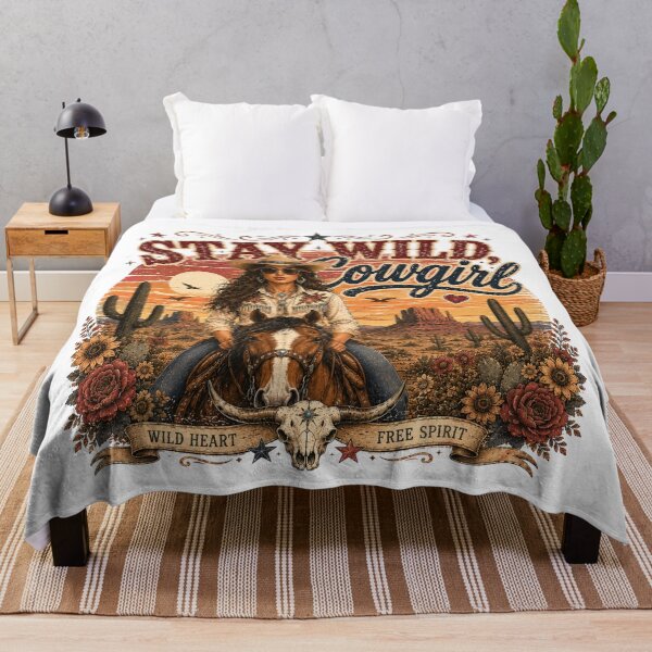 Item preview, Stay Wild, Cowgirl - V1 designed and sold by Side Quest Co..