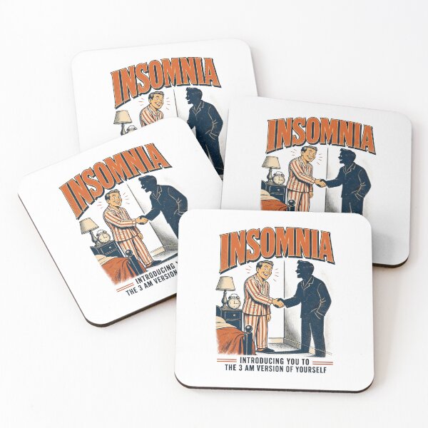 Item preview, Insomnia Funny Sarcastic Vintage Retro Humor designed and sold by journeyengine.