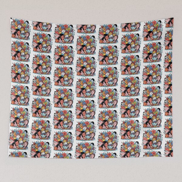 Item preview, Cute Cartoon Character Stack Doodle Art designed and sold by Maewie.