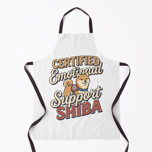 Item preview, Certified Emotional Support Shiba Vintage Retro Shiba Inu Funny Dog Design designed and sold by urbinet.