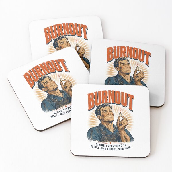 Item preview, Burnout Funny Sarcastic Vintage Work Humor designed and sold by journeyengine.