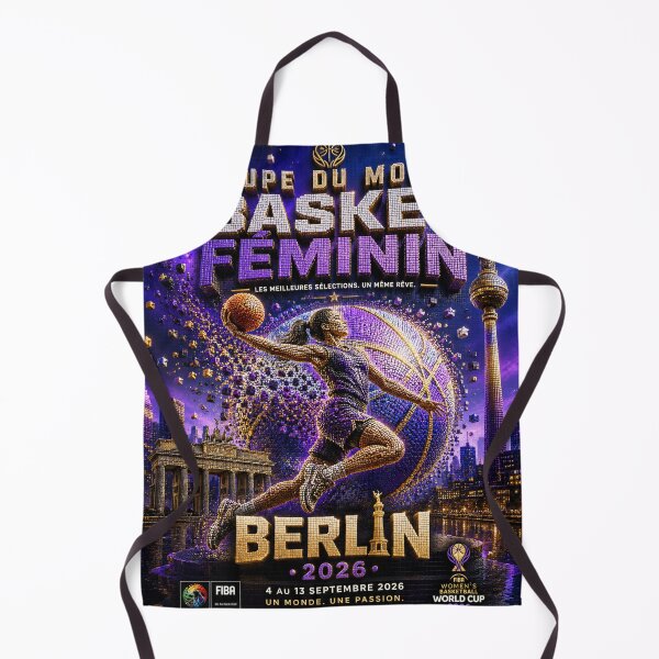 Artikelvorschau, 3D Mikro-Mosaik T-Shirt –Frauen-Basketball-Weltmeisterschaft Berlin 2026 entworfen und verkauft von JcAbstractArt.