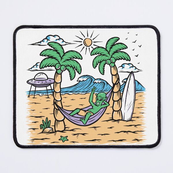 Artikelvorschau, Alien-Strandurlaub entworfen und verkauft von TotalityDesigns.