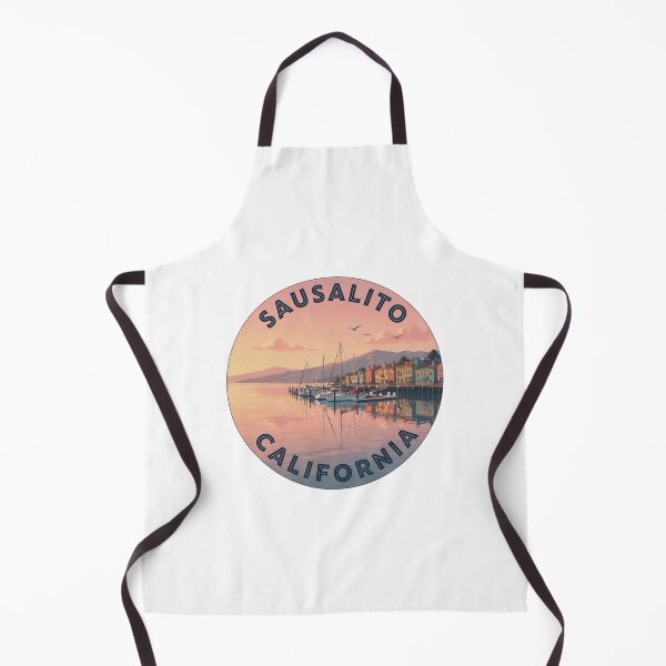 Item preview, Sausalito California: Marina Sunset Badge designed and sold by CircinusStore.