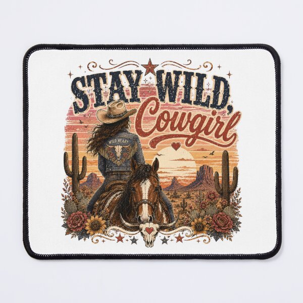 Item preview, Stay Wild, Cowgirl designed and sold by Side Quest Co..