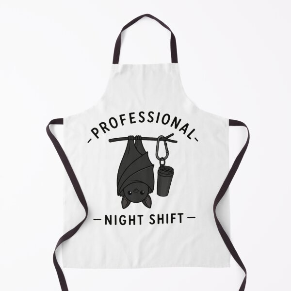 Item preview, Professional Night Shift – Cute Bat Coffee Humor Design designed and sold by MotylekAnia.