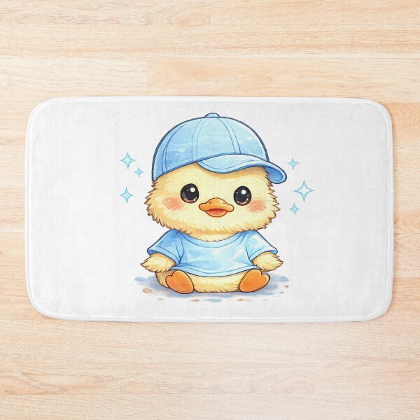 Item preview, Little Kawaii Blue Duckling designed and sold by KM Design.