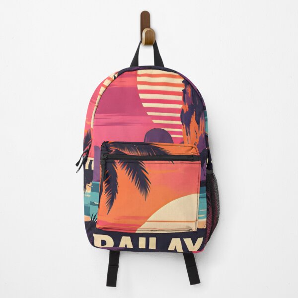 Item preview, Railay Beach Thailand Vintage  Travel Poster Tropical Coastal Wall Art designed and sold by Spirit of Siam.