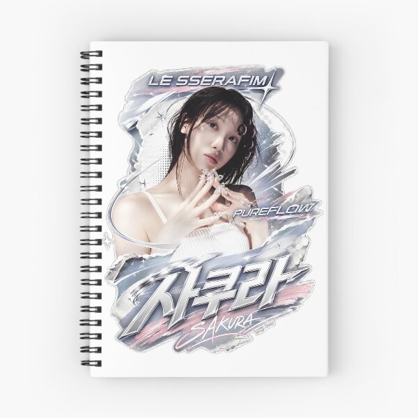 Item preview, Sakura PUREFLOW Floral Kpop Girl Group Fan Art designed and sold by Valereekmerch.
