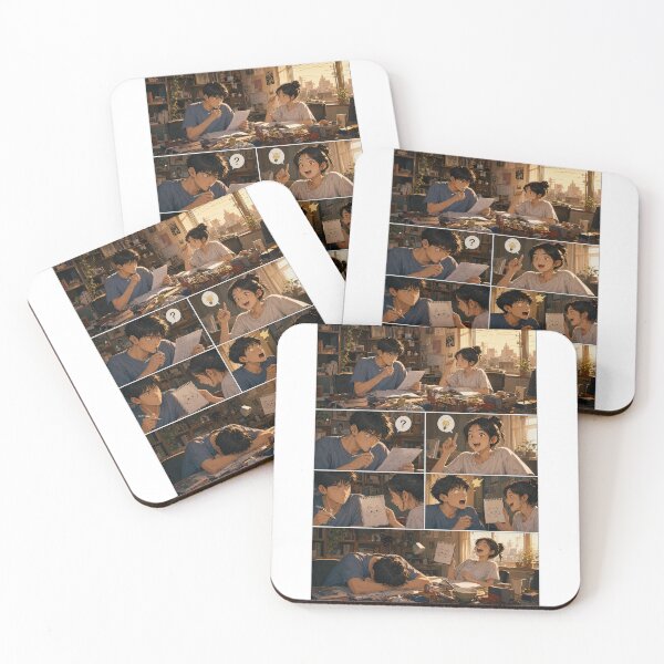 Item preview, Student Life Cozy Reading Room Comic Print designed and sold by Grafititee.