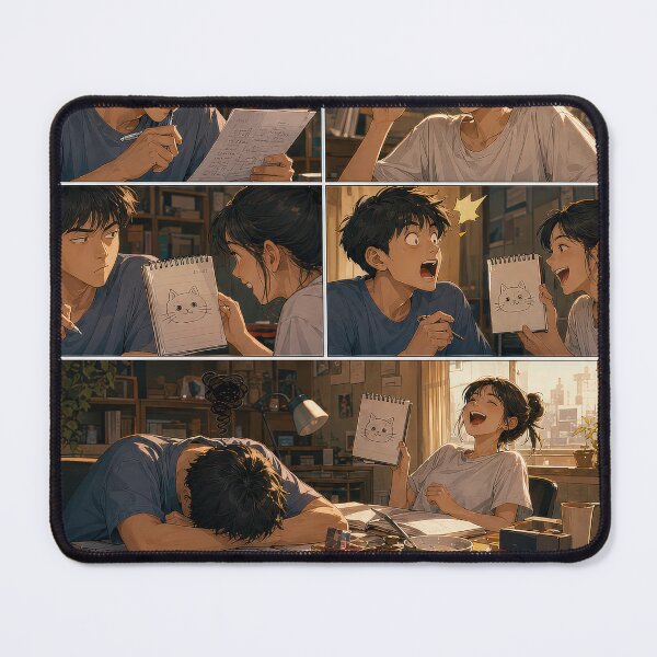 Item preview, Student Life Cozy Reading Room Comic Print designed and sold by Grafititee.