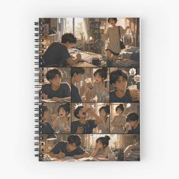 Item preview, Student Life Cozy Reading Room Comic Print designed and sold by Grafititee.