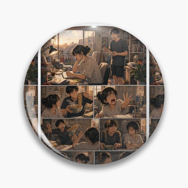 Item preview, Student Life Cozy Reading Room Comic Print designed and sold by Grafititee.
