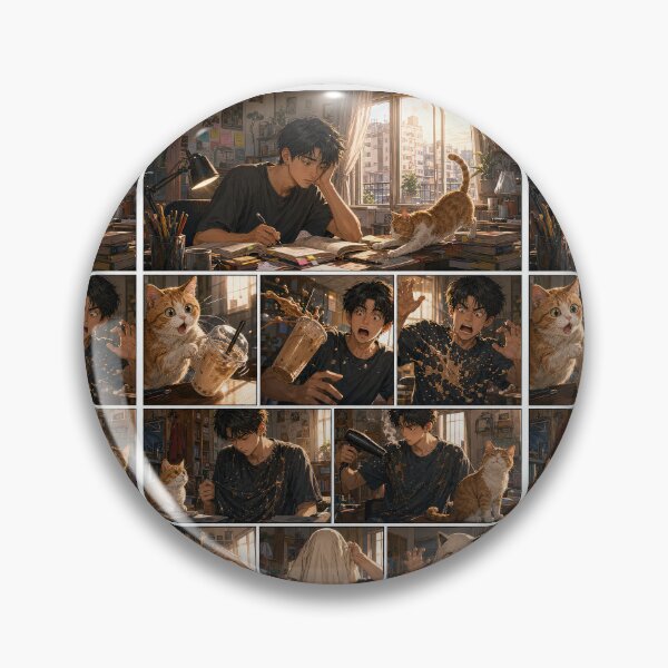 Item preview, Student Life Cozy Reading Room Comic Print designed and sold by Grafititee.