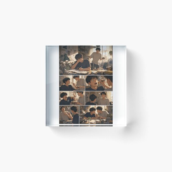 Item preview, Student Life Cozy Reading Room Comic Print designed and sold by Grafititee.
