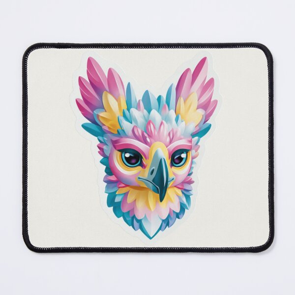 Item preview, Vibrant Harpy Eagle Fantasy Head designed and sold by The Digital Compass.