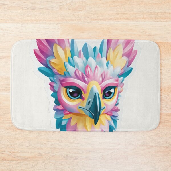 Item preview, Vibrant Harpy Eagle Fantasy Head designed and sold by The Digital Compass.