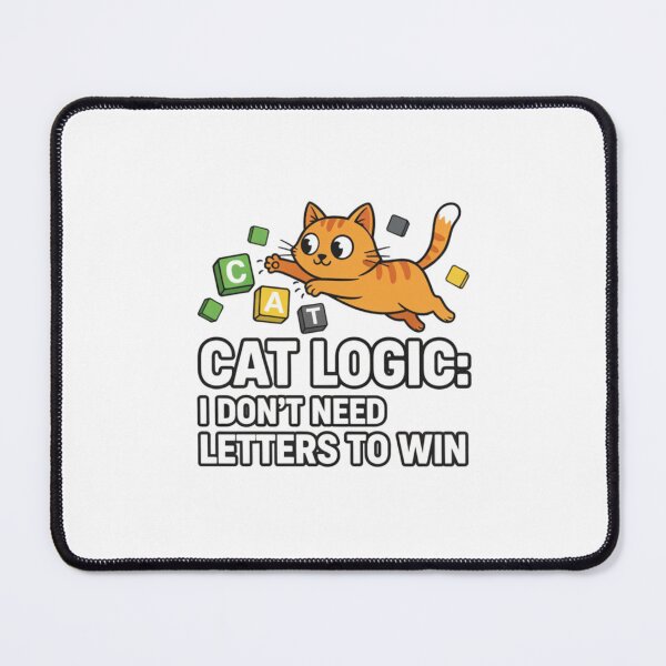 Item preview, Cat Logic Word Game Humor Apparel designed and sold by VanSum.