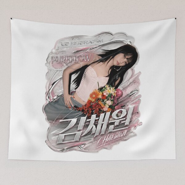 Item preview, Chaewon PUREFLOW Soft Girl Kpop Aesthetic Art designed and sold by Valereekmerch.