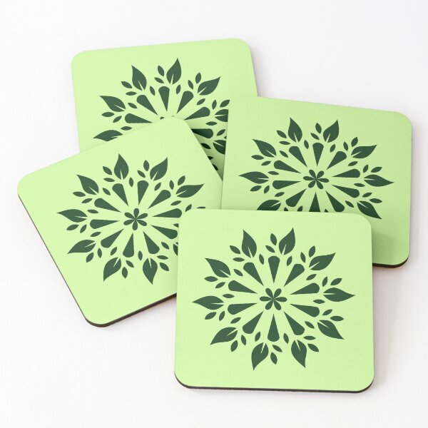 Item preview, Zen Garden Mint and Moss Floral Art. designed and sold by Jyoti Digital Artist.