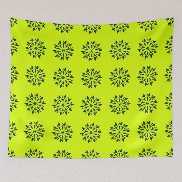 Item preview, Zen Garden Mint and Moss Floral Art. designed and sold by Jyoti-Quotes.