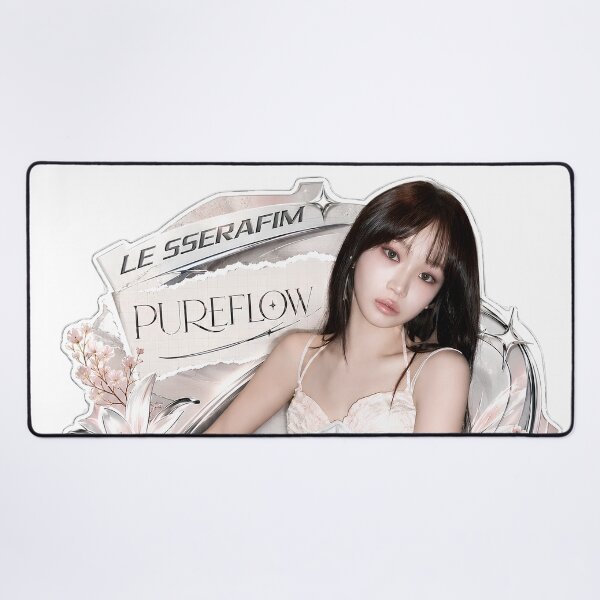 Item preview, Chaewon LE SSERAFIM PUREFLOW Floral Fan Art designed and sold by Valereekmerch.