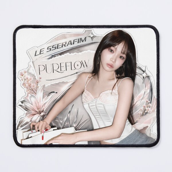 Item preview, Chaewon LE SSERAFIM PUREFLOW Floral Fan Art designed and sold by Valereekmerch.