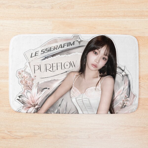Item preview, Chaewon LE SSERAFIM PUREFLOW Floral Fan Art designed and sold by Valereekmerch.