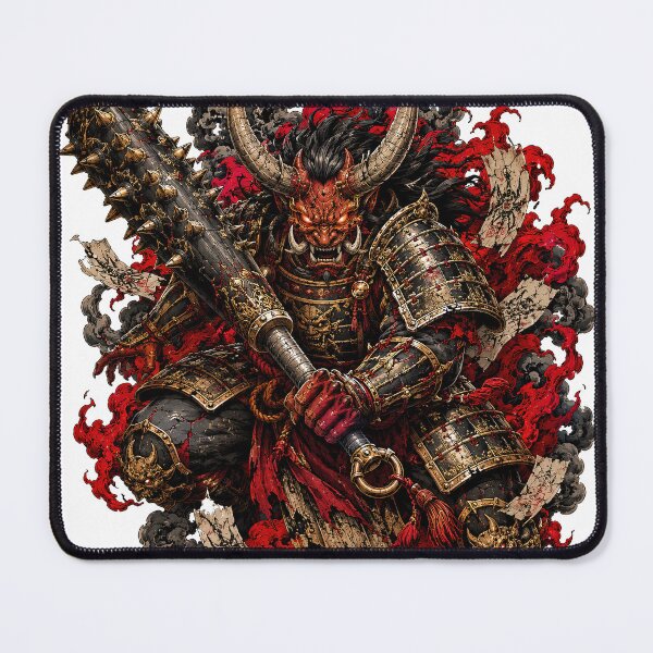 Item preview, Oni Samurai Demon Warrior Art designed and sold by Rui Mythic Studio.