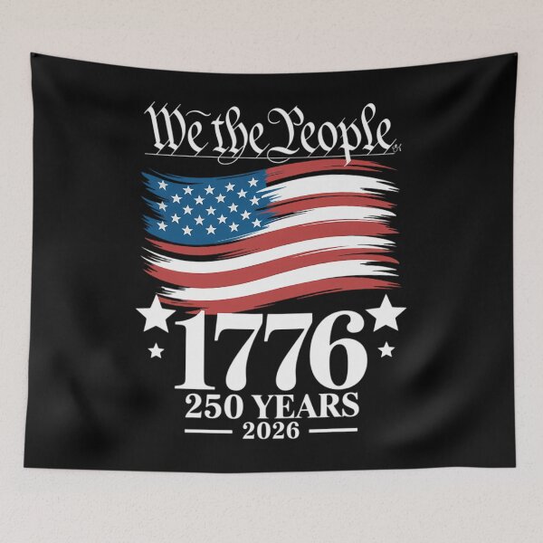 Item preview, We The People US Flag 1776 250 Years 250th Anniversary designed and sold by sailorjessiArt.