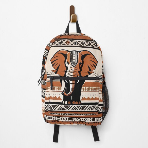 Item preview, Art - Elephant with African Motifs, Bohemian Aesthetic designed and sold by DoodyPets.