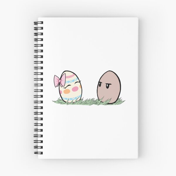 Item preview, Happy Egg Meets Confused Egg designed and sold by DuckShackShop.
