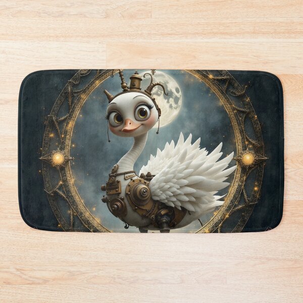 Item preview, Moonlit Clockwork Swan – Keeper of Curious Dreams designed and sold by nicky2342.