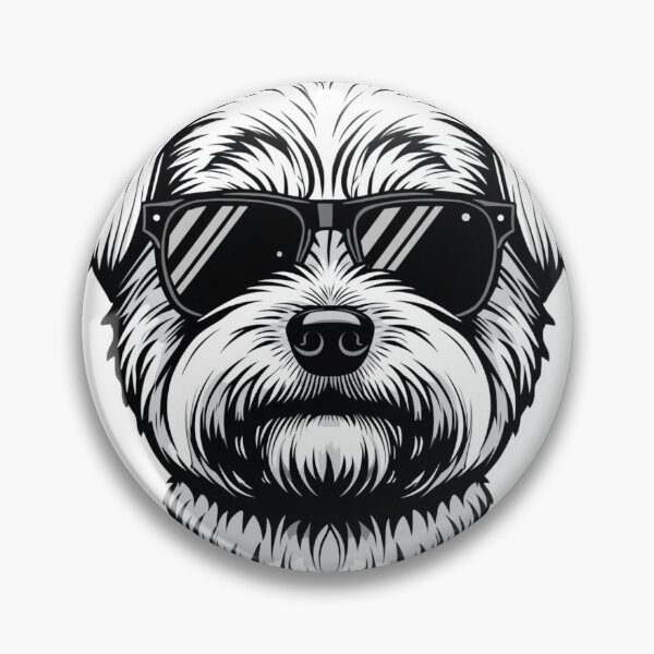Item preview, Cool Maltese Dog Wearing Sunglasses Graphic designed and sold by SeaburyPrints.