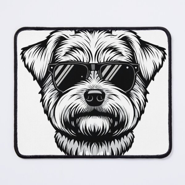 Item preview, Cool Maltese Dog Wearing Sunglasses Graphic designed and sold by SeaburyPrints.