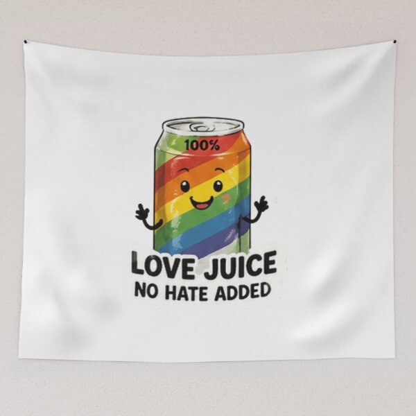 Item preview, Love Juice No Hate Added Pride designed and sold by Pixanova.