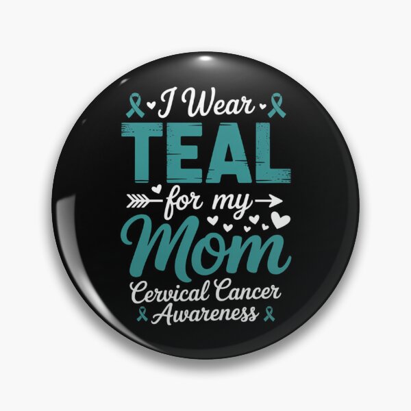 Item preview, I Wear Teal for Mom Mother Cervical Cancer Awareness Family designed and sold by sailorjessiArt.