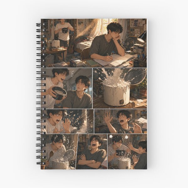 Item preview, Student Life Cozy Reading Room Comic Print designed and sold by Grafititee.