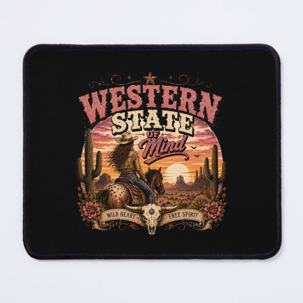 Item preview, Western spirit at sunset designed and sold by Side Quest Co..