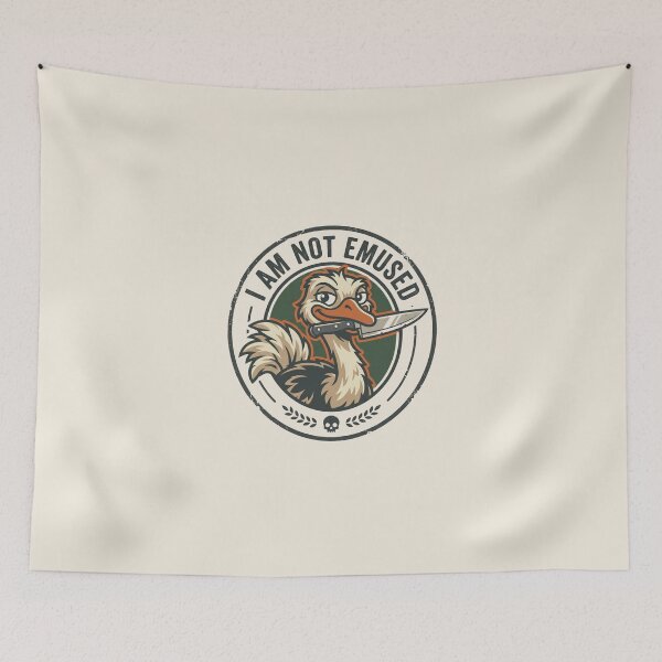 Item preview,  I Am Not Emused Funny Emu Pun designed and sold by dudelinart.