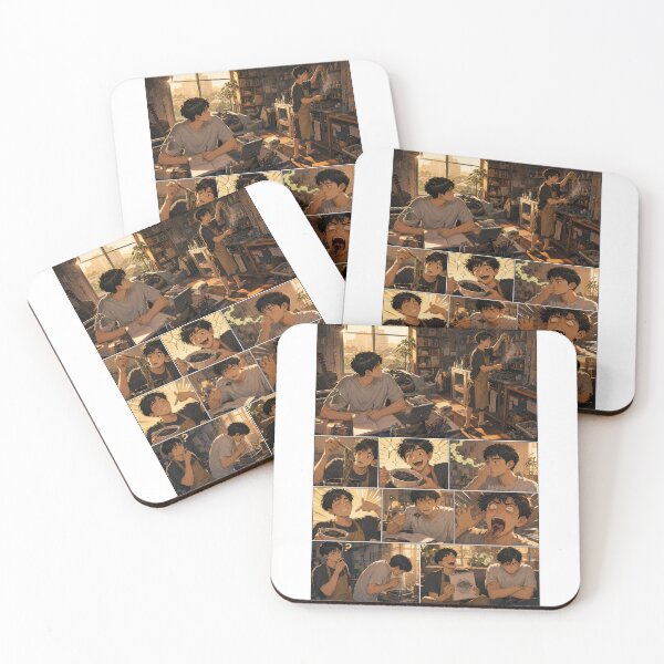 Item preview, Student Life Cozy Reading Room Comic Print designed and sold by Grafititee.